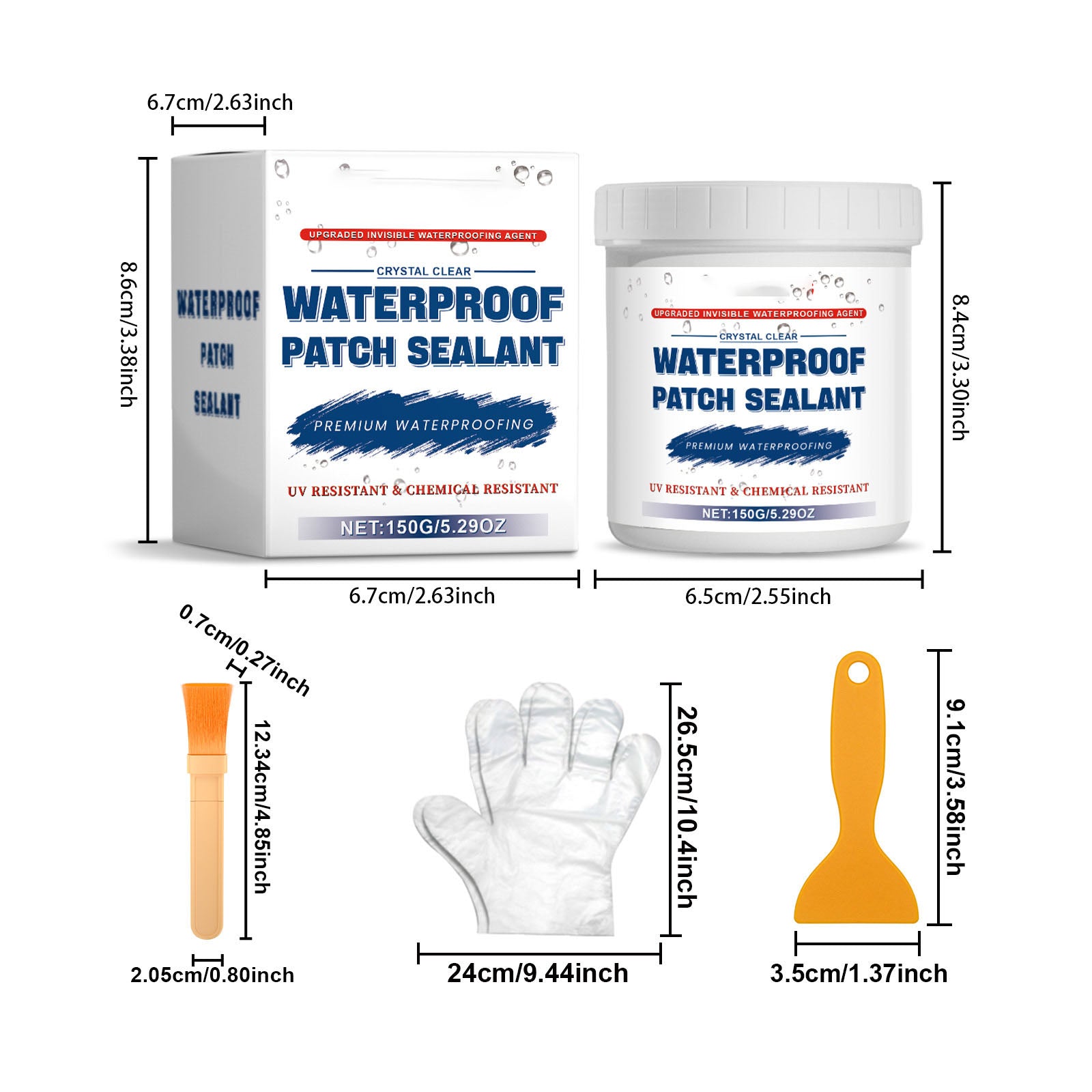 Mroace Highly Effective Clear Waterproof Coating Kit