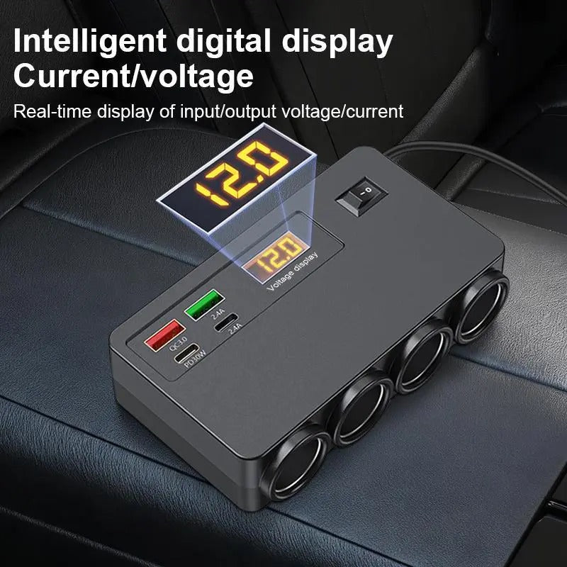 Mroace Multiport Vehicle Power Adapter Charger