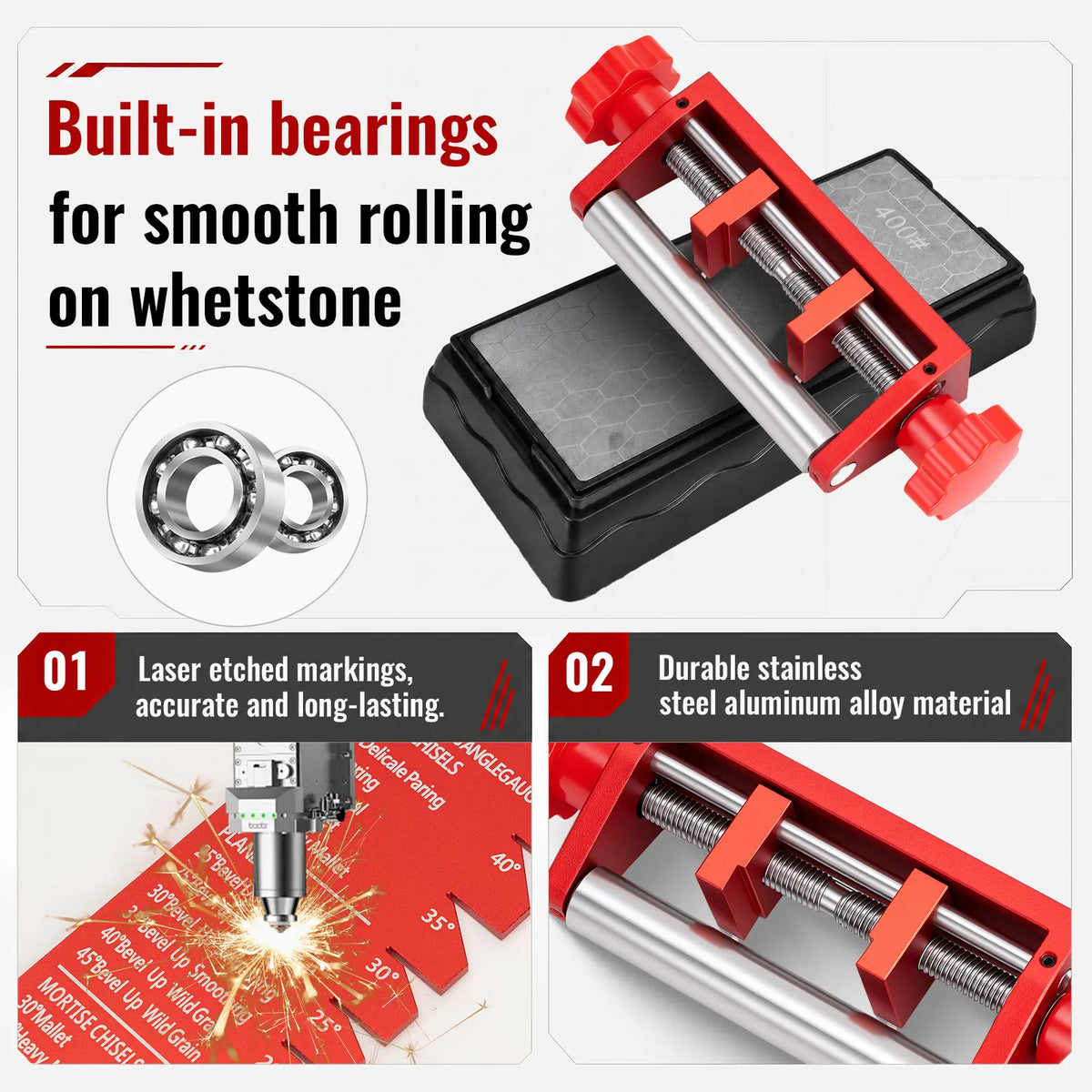 Mroace Adjustable Chisel Sharpening Jig