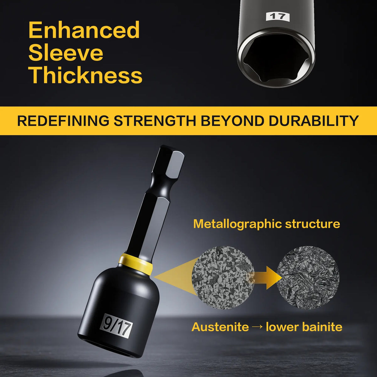 Mroace Heavy Duty Magnetic Nut Driver Set