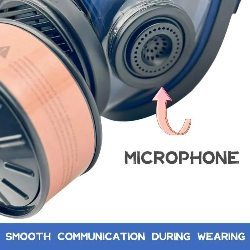 Mroace Reusable Anti Fog Full Face Respirator Mask