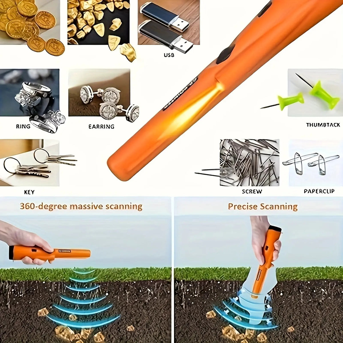 Mroace Handheld Metal Detector Pinpointer