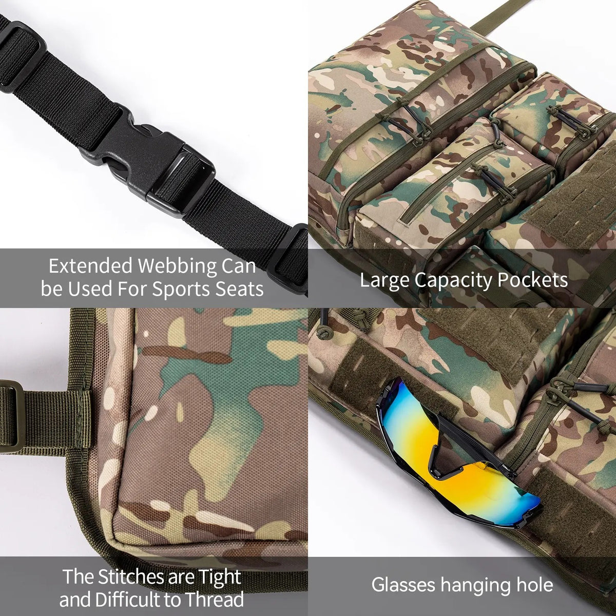 Mroace Tactical Modular Car Seat Organizer Bag