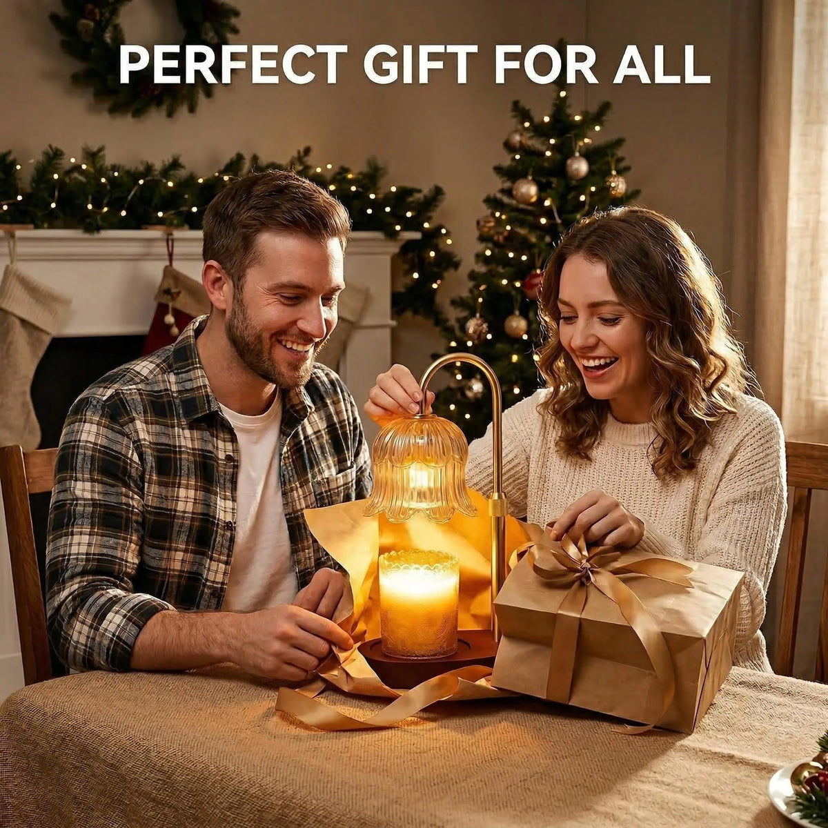 Mroace Adjustable Candle Warmer Lamp With Timer