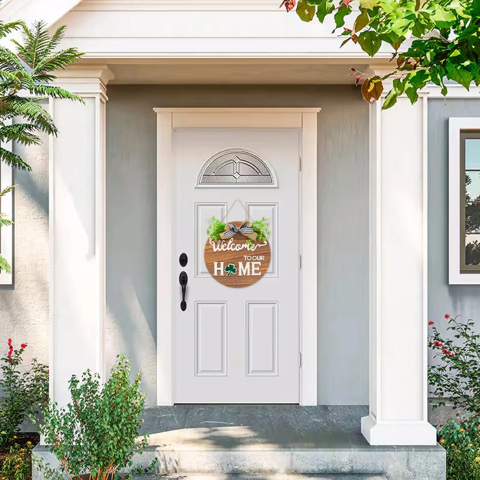 Mroace Wooden Welcome Door Sign