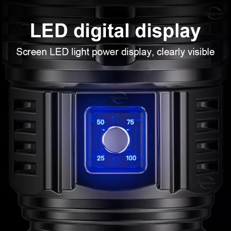 Mroace Rechargeable Zoomable LED Flashlight