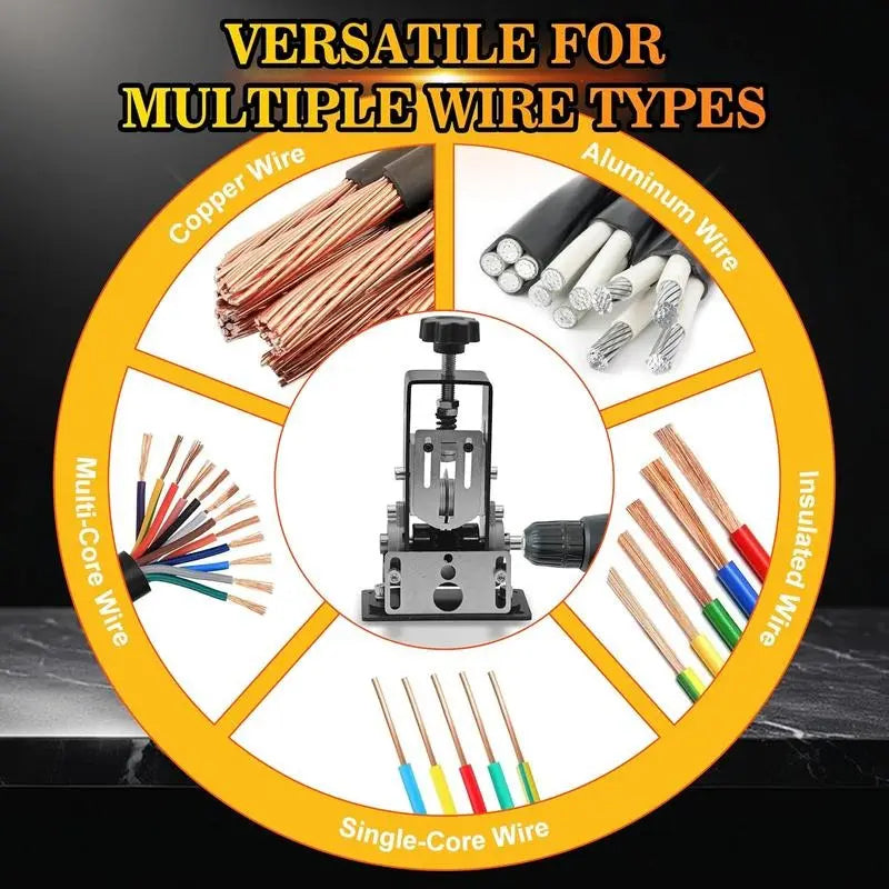 Mroace Adjustable Manual Wire Stripper Machine