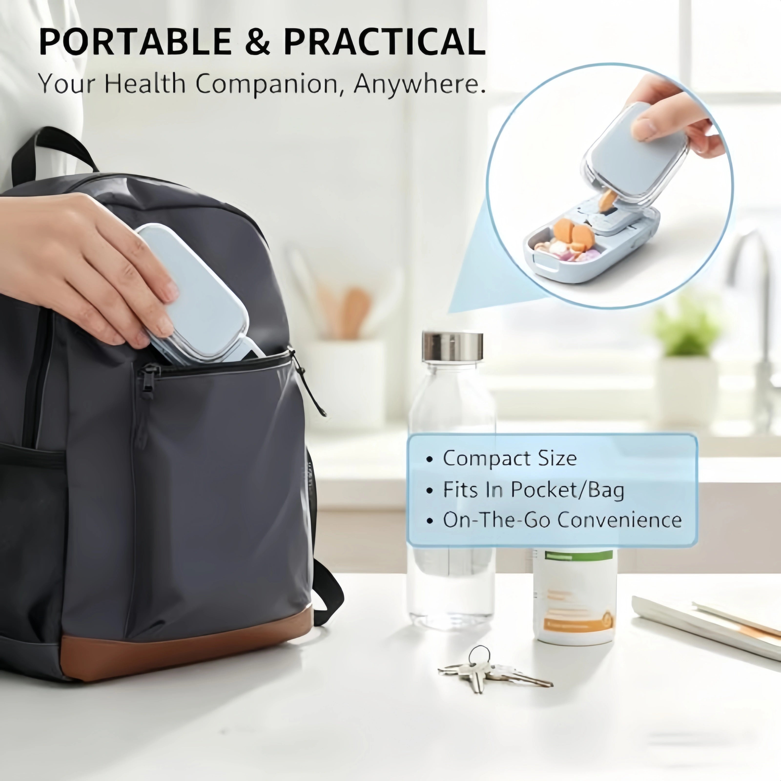 Mroace Adjustable Precision Pill Cutter Splitter