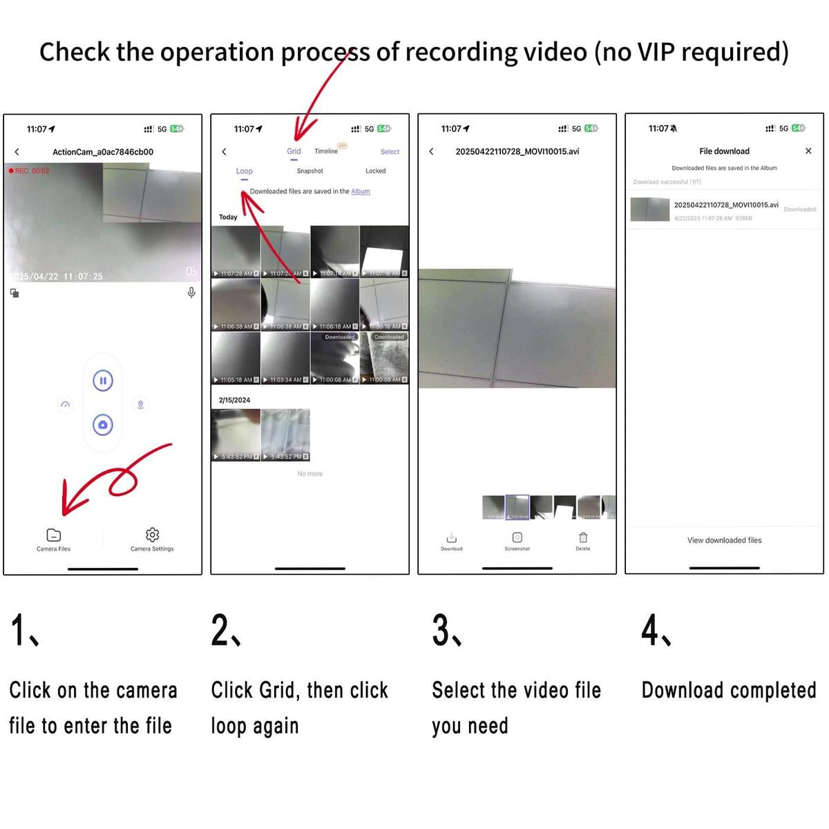 Mroace HD Car Dash Cam Video Recorder