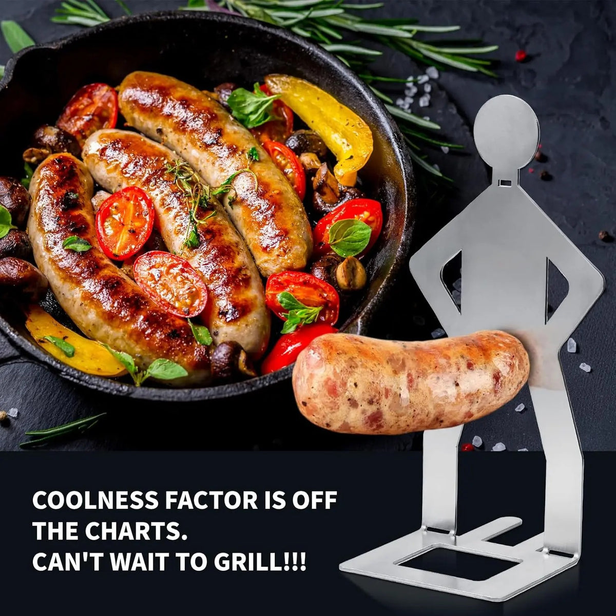 Mroace Man Shaped Hot Dog Holder