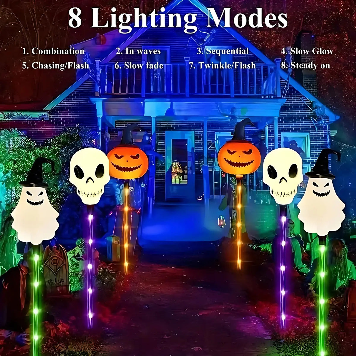 Mroace Solar Halloween Lantern Lights