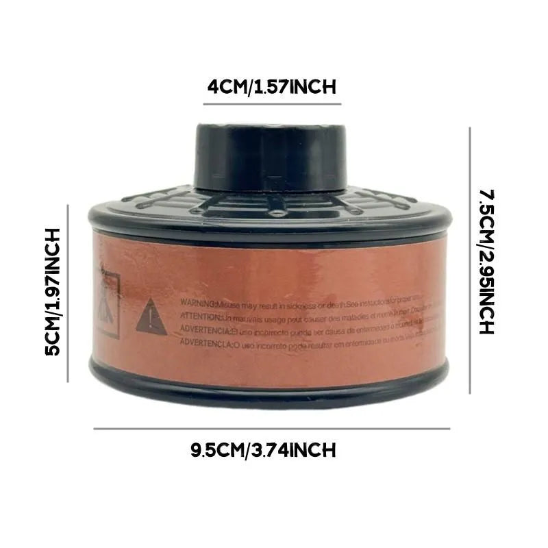 Mroace Reusable Anti Fog Full Face Respirator Mask