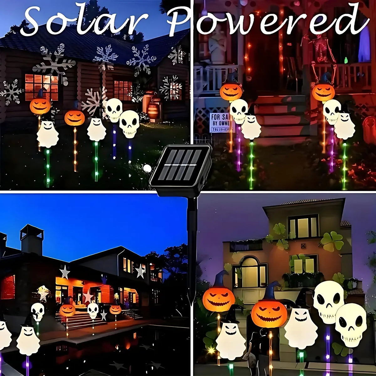 Mroace Solar Halloween Lantern Lights