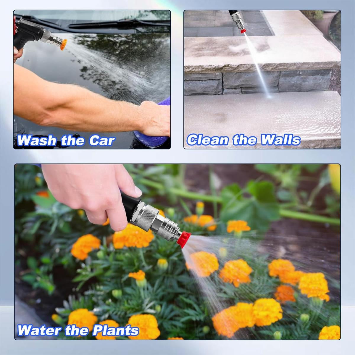 Mroace Garden Hose to Mini Power Washer Adapter