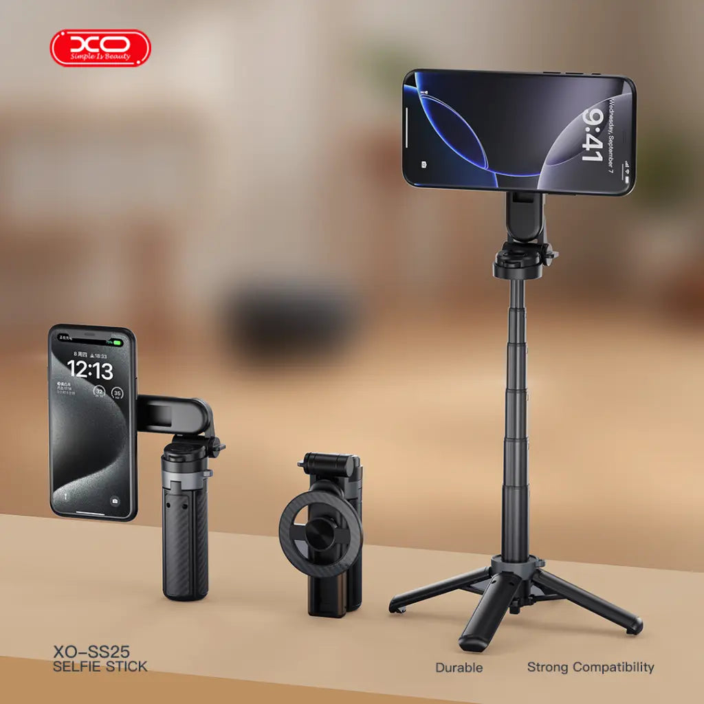Mroace Magnetic Selfie Stick With Bluetooth Remote Control