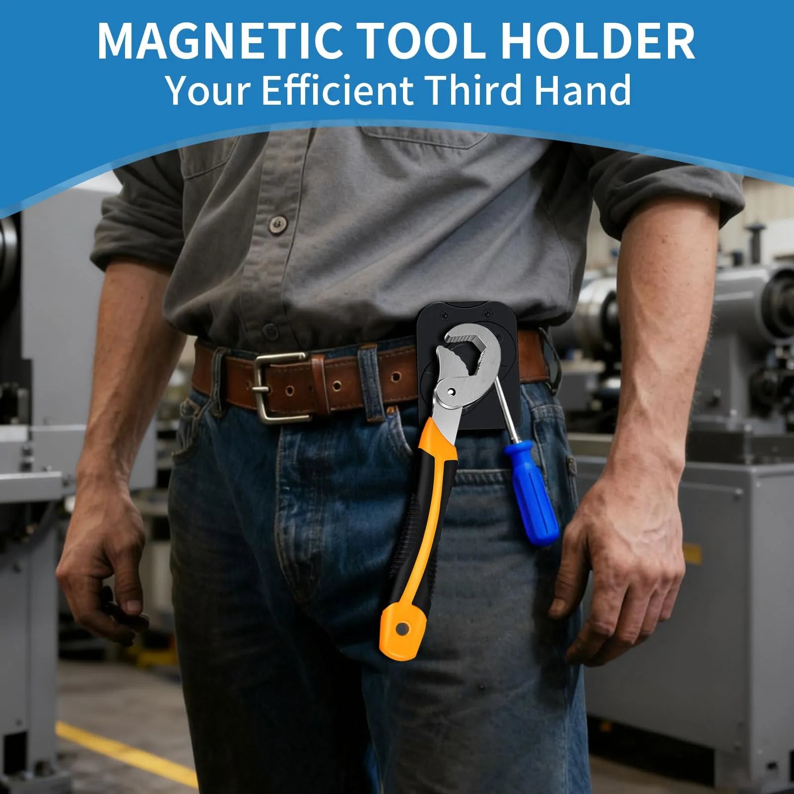 Mroace Strong Magnetic Belt Clip Tool Holder