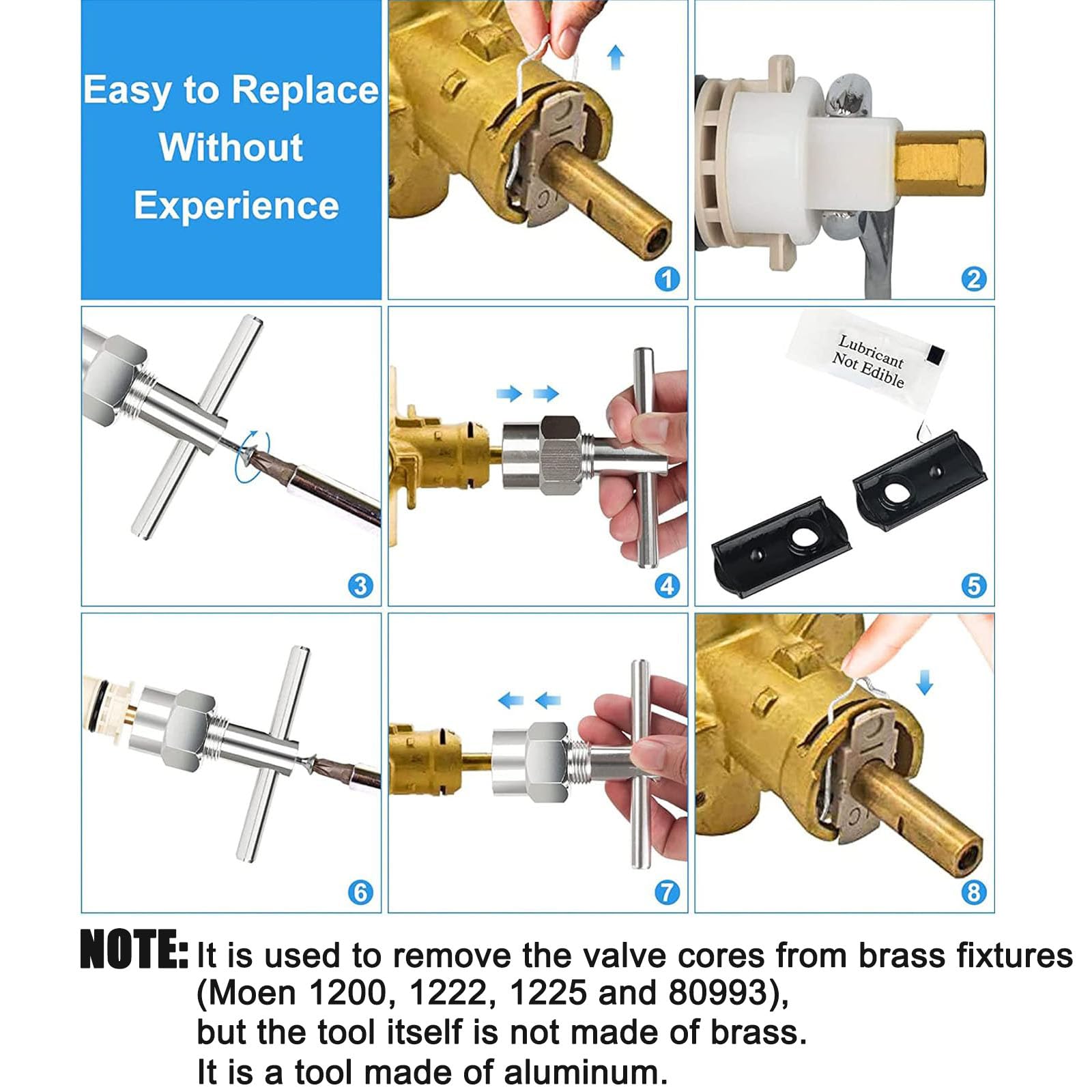 Mroace Heavy Duty Faucet Cartridge Puller