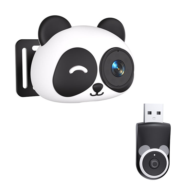 Mroace 1080P HD Baby Car Camera with Wireless CarPlay Adapter