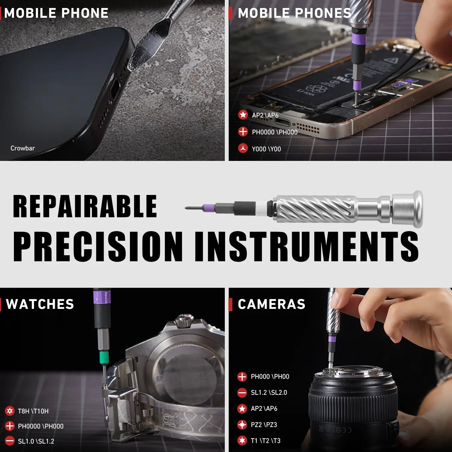 Mroace 100-In-1 Precision Ratchet Screwdriver Set