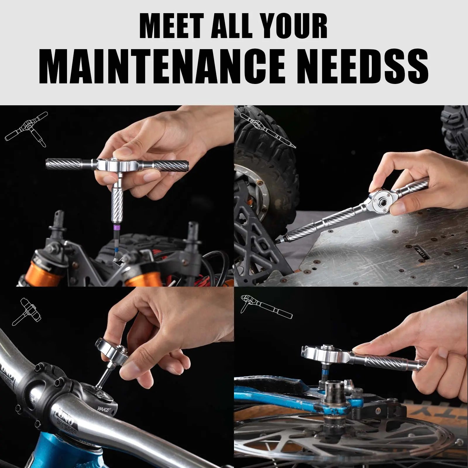 Mroace 100-In-1 Precision Ratchet Screwdriver Set