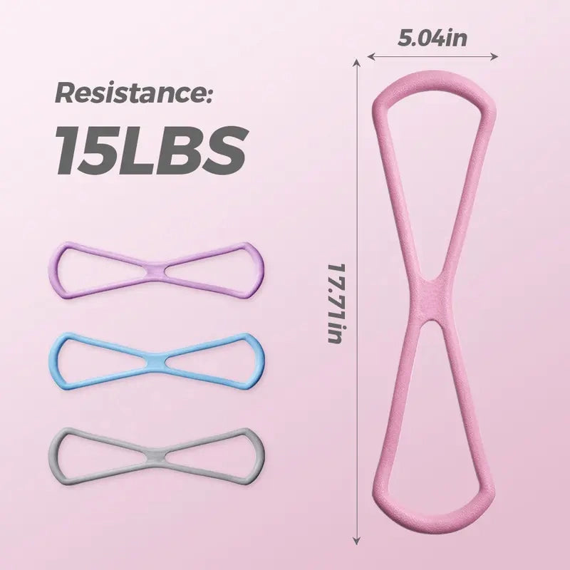 Mroace Figure 8 Silicone Resistance Band