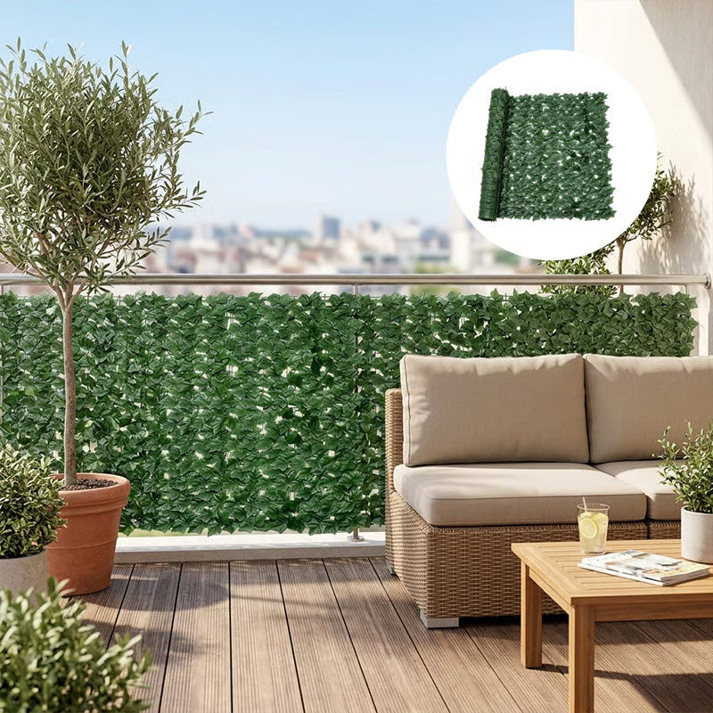 Mroace Artificial Greenery Privacy Fence Screen