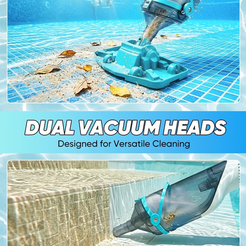 Mroace Cordless Handheld Pool Vacuum Cleaner