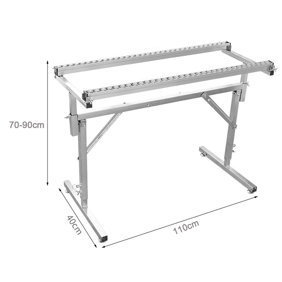 Mroace Height Adjustable Folding Roller Stand