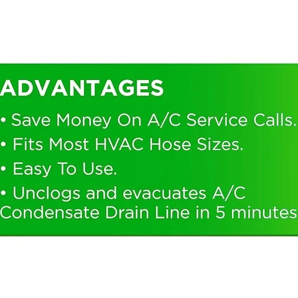 Mroace AC Drain Line Cleaner Adapter