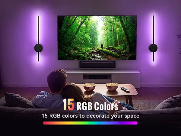 Mroace 360° Rechargeable RGB Wall Sconce