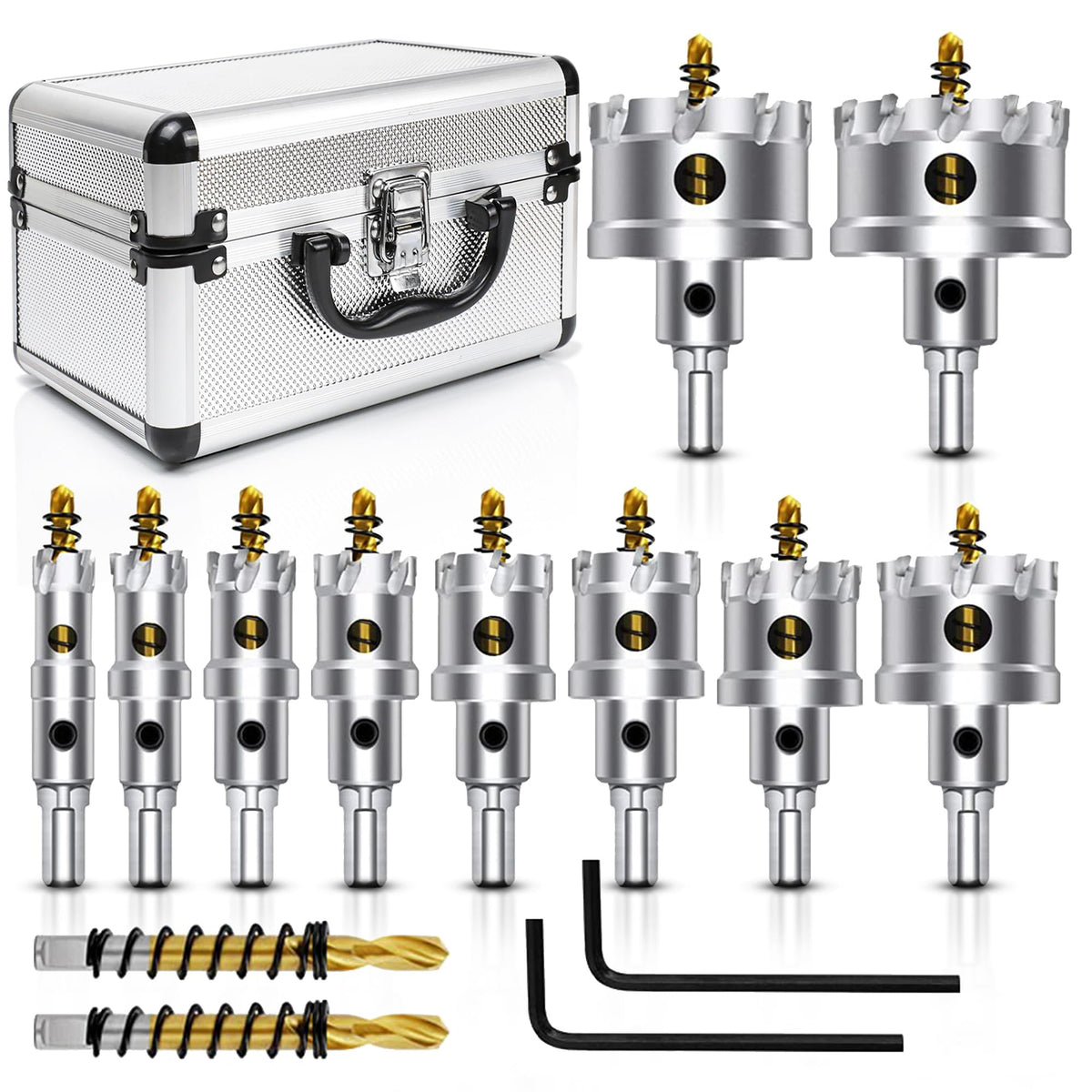 Mroace Tungsten Carbide Hole Saw Kit