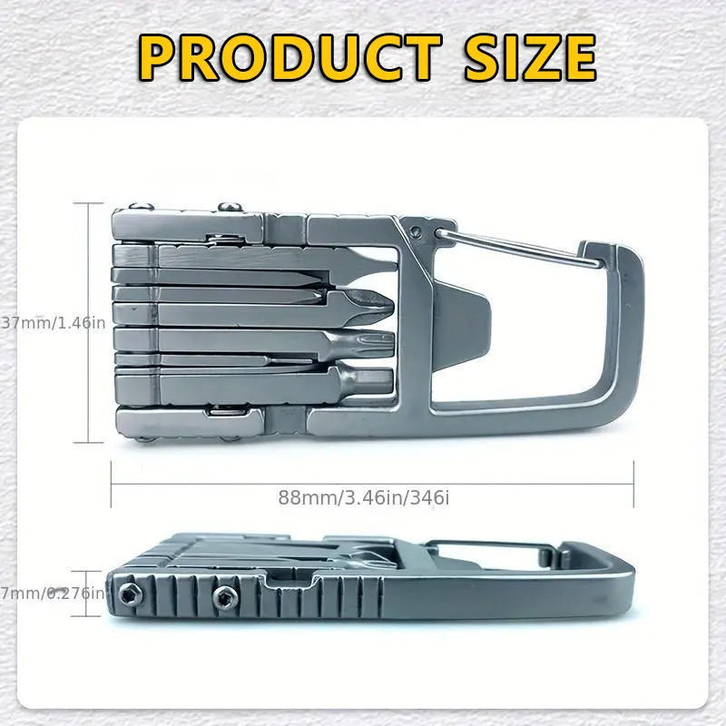 Mroace 13-In-1 Multifunctional Folding Stainless Steel Tool Set