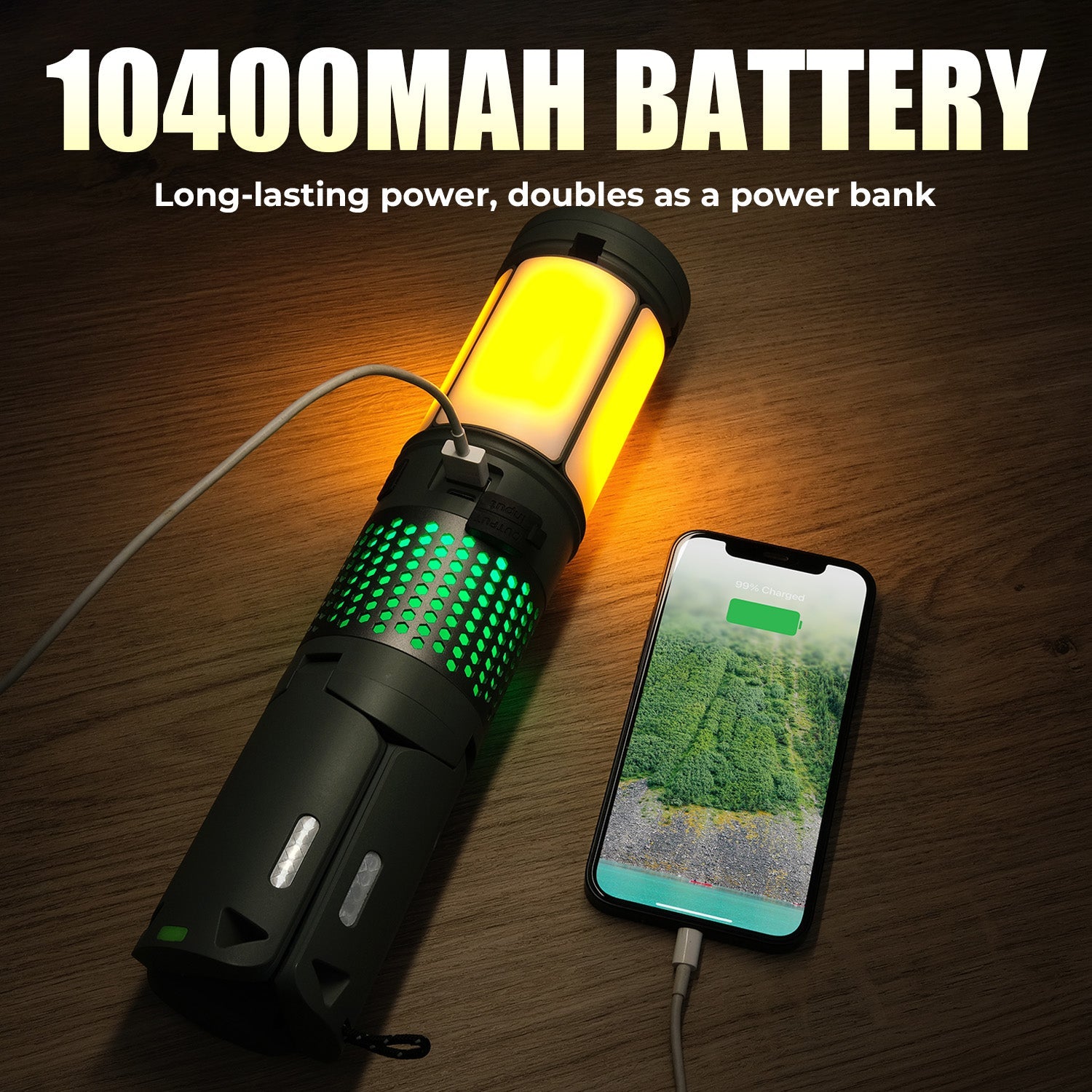 Mroace Telescopic Camping Light With Magnetic Stand