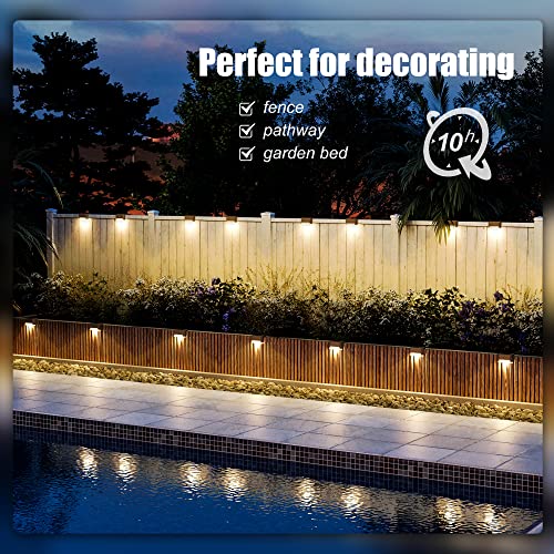 Mroace Waterproof Solar Deck Step Lights