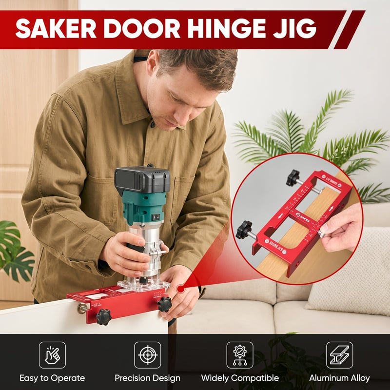 Mroace Door Hinge Installation Jig Tool