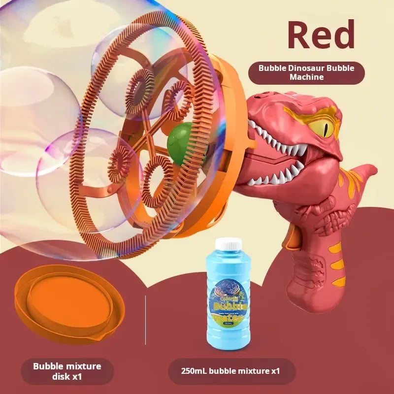 Mroace 2026 New Model Semi-Automatic Dinosaur Fan Bubble Machine