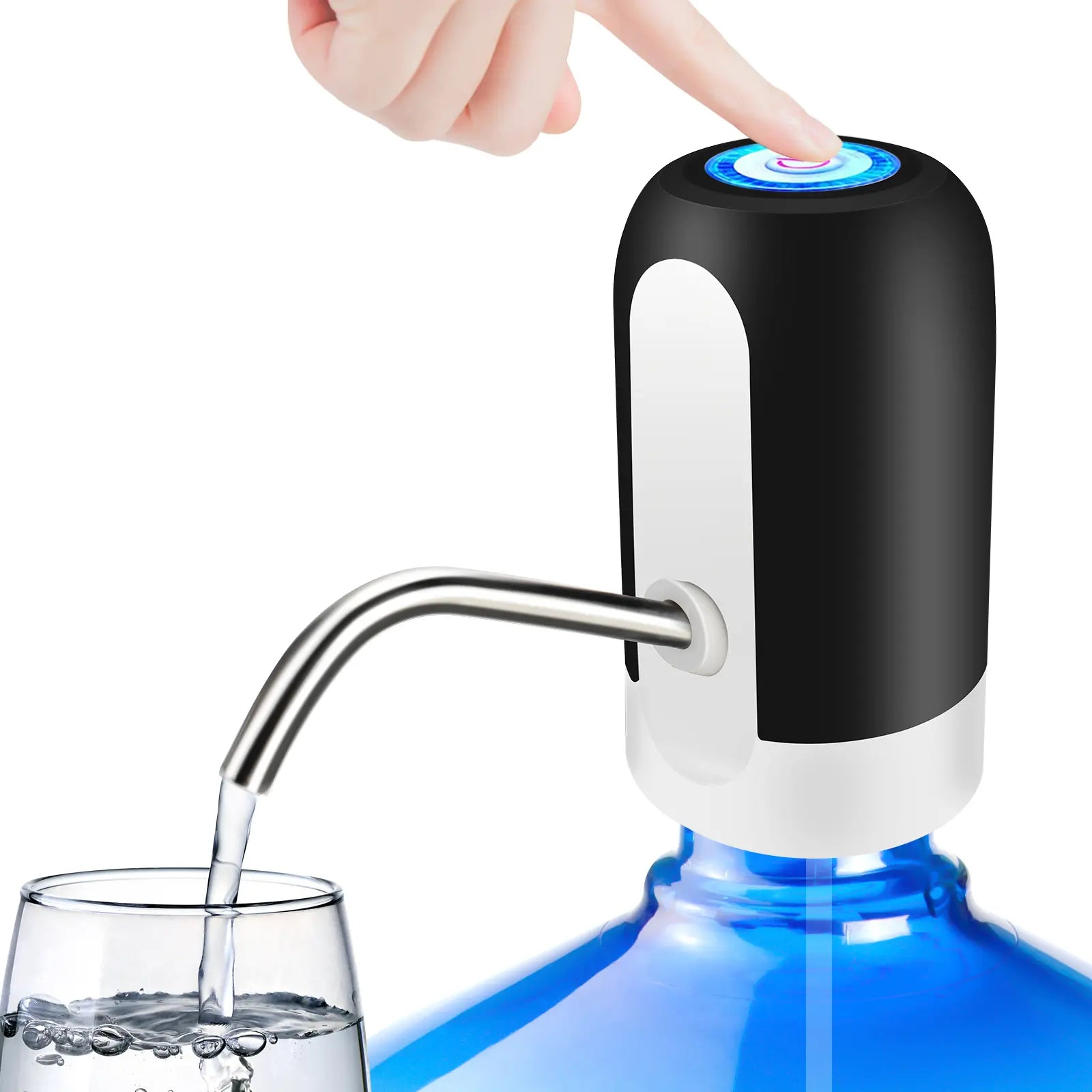 Mroace Rechargeable Wireless Water Bottle Dispenser