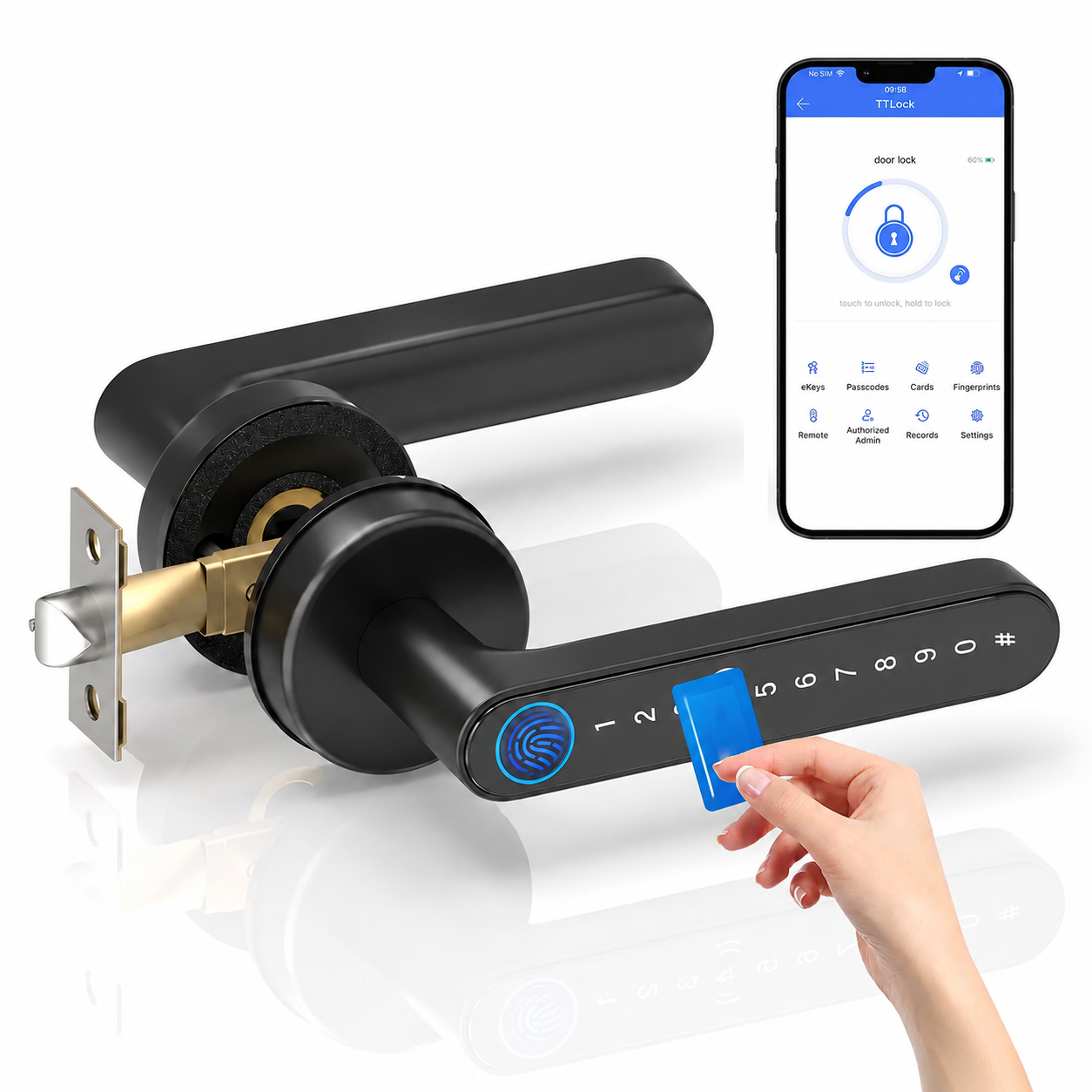 Mroace Smart Biometric Fingerprint Door Lock