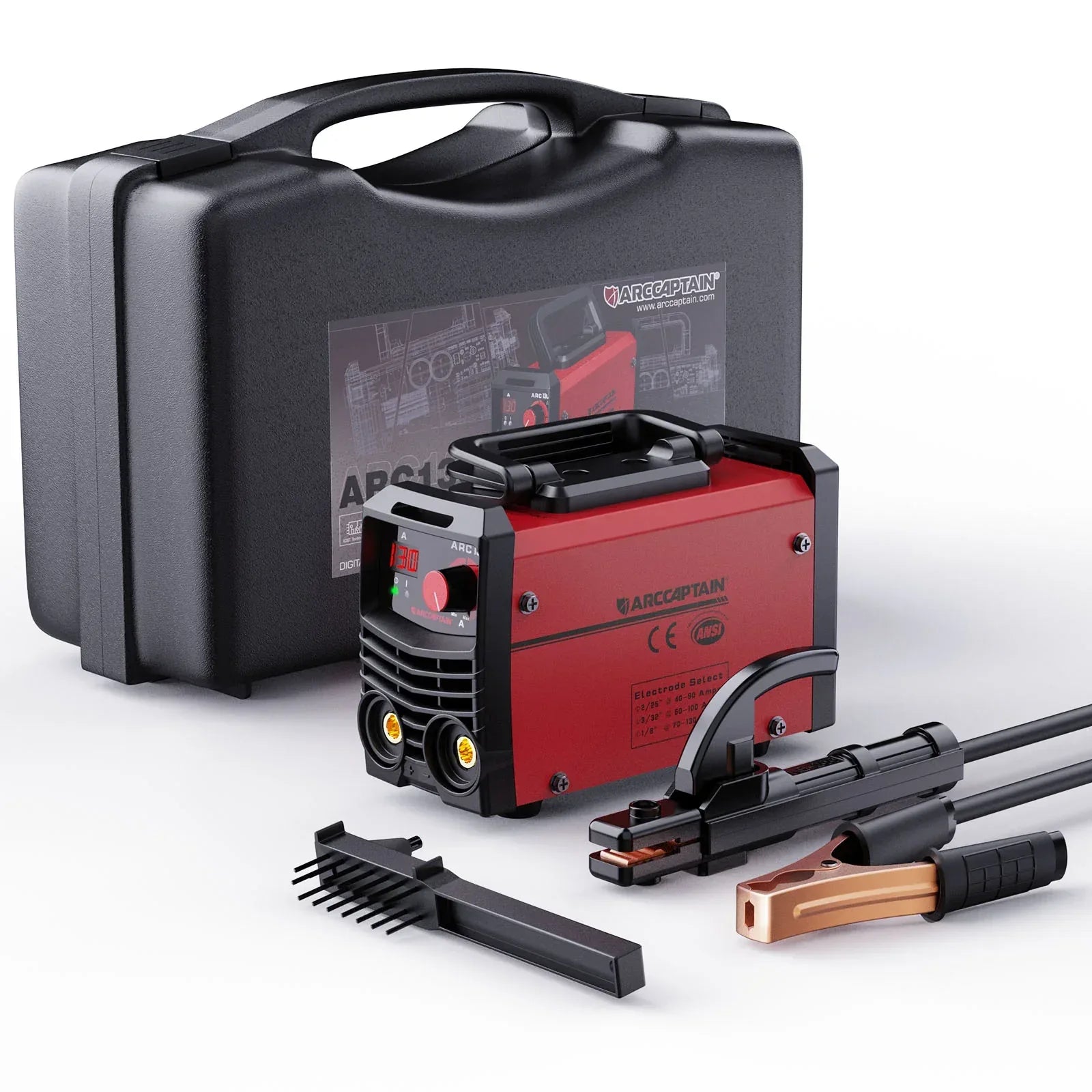 Mroace & Arccaptain 110V Portable Mini Beginner Stick Welder - MROACE