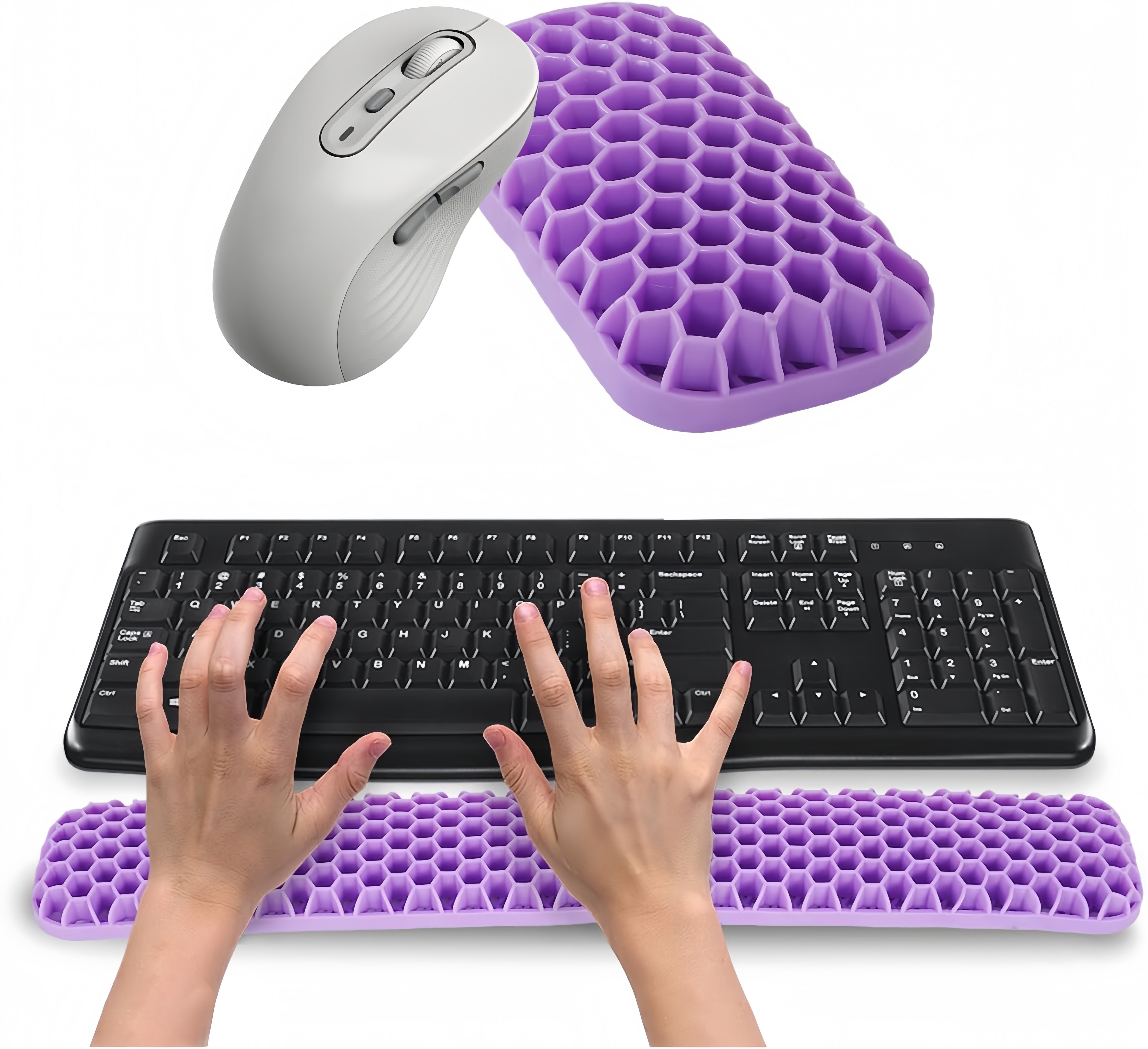 Mroace Ergonomic Keyboard and Mouse Wrist Rest Set