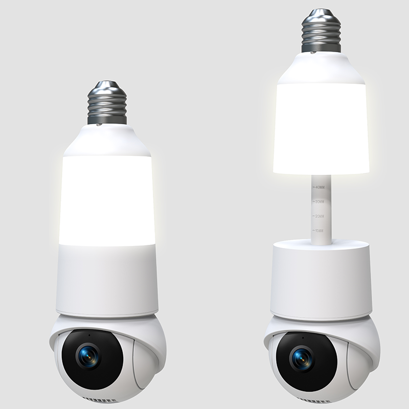 Mroace 2K HD Light Bulb Security Camera