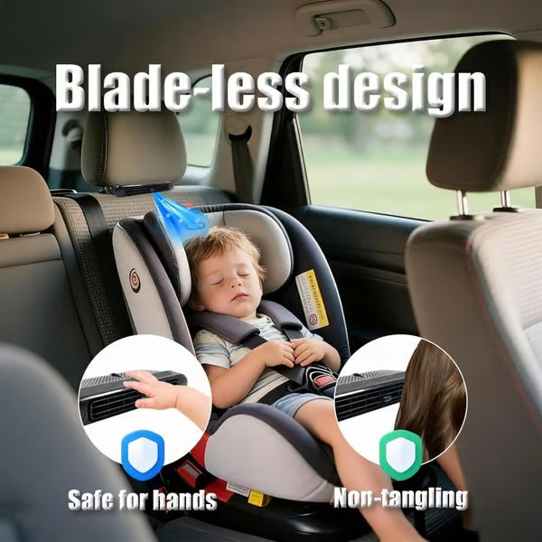 Mroace USB Dual Turbo Car Seat Fan