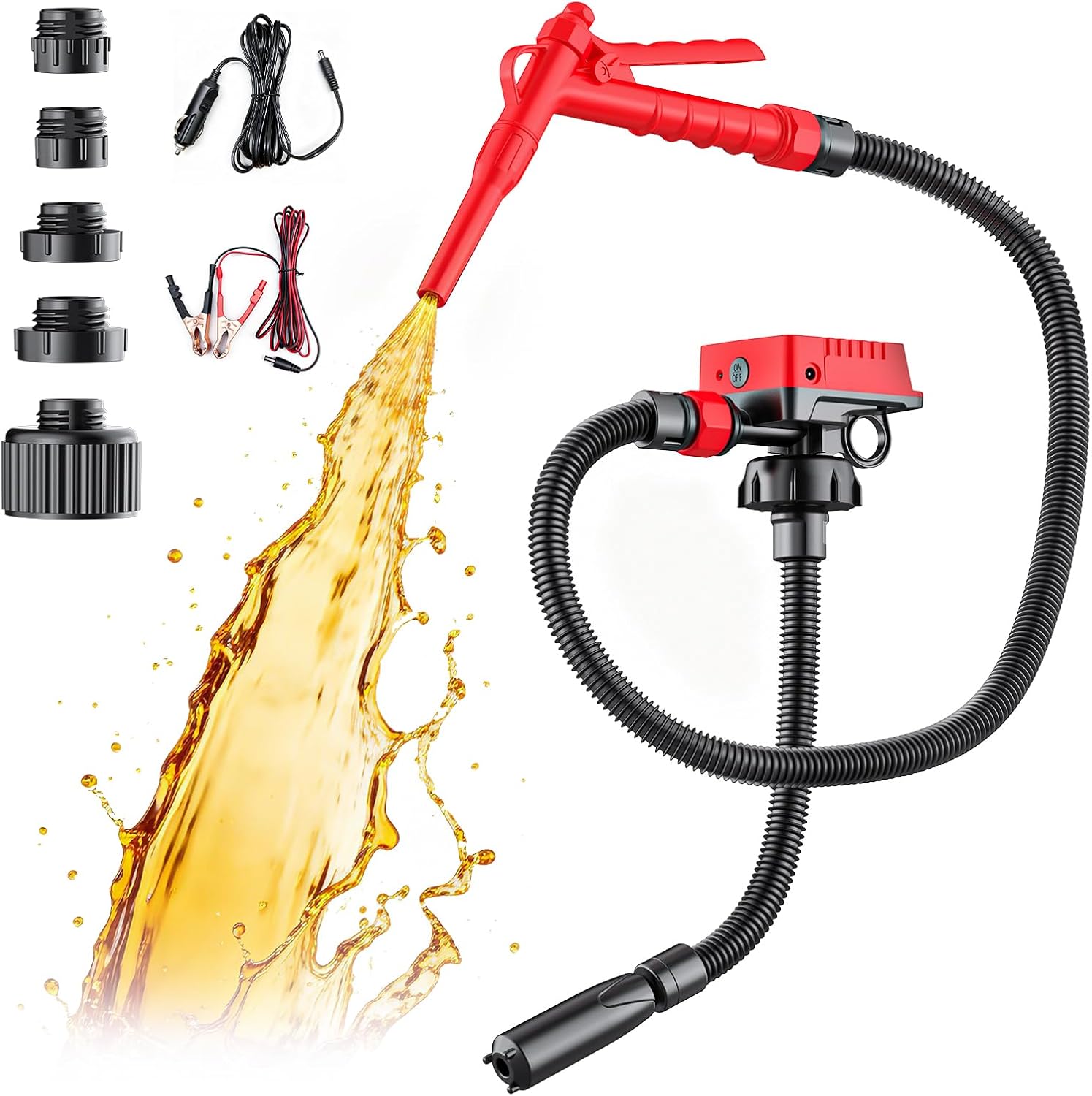 Mroace 5-GPM Dual-Battery Compatible Cordless Fuel Transfer Pump
