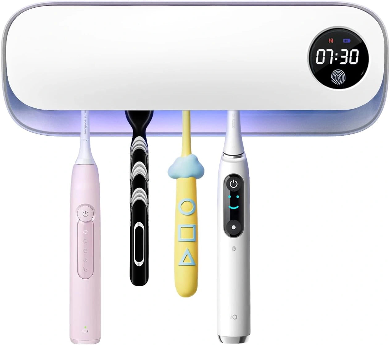 Mroace Smart Drying Wall-Mounted Toothbrush Cleaner