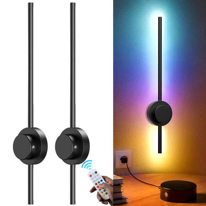 Mroace 360° Rechargeable RGB Wall Sconce