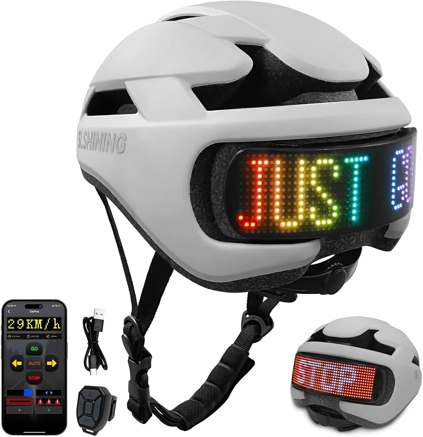 Mroace Smart Bike Helmet with Light - MROACE