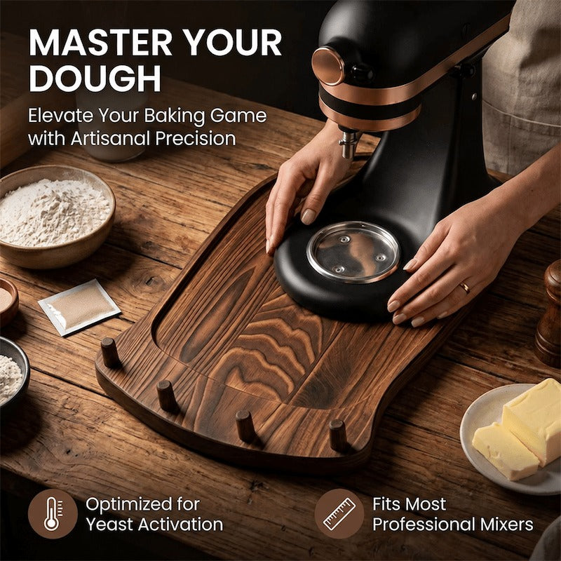 Mroace Wooden Mixer Slider With Storage