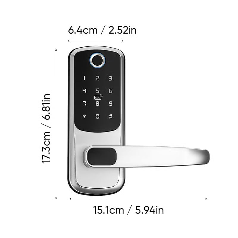 Mroace Single-Cylinder Smart Fingerprint Lock