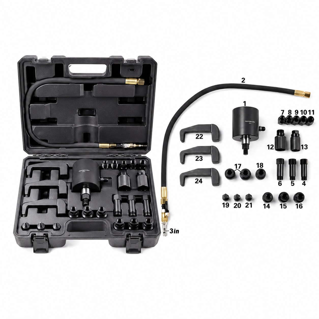Mroace Pneumatic Diesel Injector Puller Kit