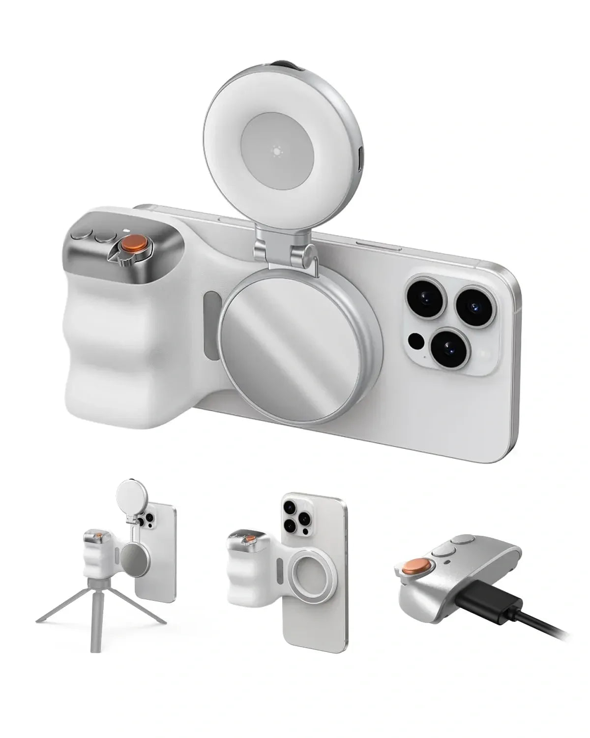 Mroace Magnetic Phone Grip & Selfie Light Creator Kit - MROACE